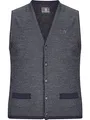 Jan Vanderstorm Herren Strickweste Tane Weste mit Wolle | Trachtenweste ärmellos Dunkelblau, 2xl (xxl) - 60/62