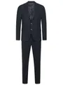 JEFF Herren JFMiller Anzug 2-teilig Sakko Hose Bundle | elastischer Herrenanzug Regular Fit für Männer Black, 54