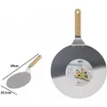 Trade Shop - Pala Spatola Für Pizzas Mit Paleta Legno Tagliere Tondo 49x30,5cm 74185 -