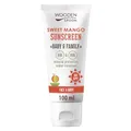 WOODEN SPOON Organische Sonnencreme "Baby & Family" SPF 50 UVA und UVB Schutz - Sweet Mango 100ml