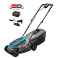 GARDENA Akkurasenmäher PowerMax 32/18V P4A Ready-To-Use Set, 32 cm Schnittbreite, Ready-To-Use Set inkl. Akku und Ladegerät