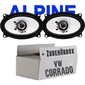 Lautsprecher hinten - Alpine SXE-4625S - 4x6 Koax-System für VW Corrado - justSOUND