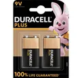 Duracell MN1604 Plus 9V-Block Batterie 2er Blister Plus-9V B2 Batterie