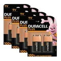 4x Duracell 9V E Block Plus MN1604 E-Block 6LR61 Batterie Plus 2er Blister