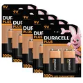 5x Duracell 9V E Block Plus MN1604 E-Block 6LR61 Batterie Plus 2er Blister