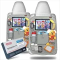 Auto Rücksitzschutz, 2-teiliger Set, wasserdicht, grau, 12 Zoll Tablet-Halter