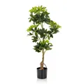 Kunstbaum Zimmerpflanze Schefflera Kunstpflanze Strahlenaralie künstlich 100 cm