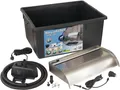 Ubbink Wasserfall Nevada Set 60 cm / mit LED-Beleuchtung / inkl. Wasserbecken, Wasserbecken BxT: 82,5x64 cm, Komplettset