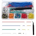 840 Stück Breadboard Jumper Wire Set,14 Längen Flexible Breadboard Steckbrück...