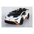 ES-Toys Kinder Elektroauto Lamborghini Huracan STO Drift Fernbedienung MP3 USB weiß