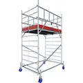 KRAUSE Fahrgerüst "ProTec", Arbeitshöhe: 4,30 m, max. 200 kg/m², Aluminium - silberfarben
