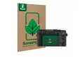 ScreenLeaf Displayschutzfolie Schutzfolie für Panasonic Lumix DC-LX100 II, 2 Stück, 2 Stück, nachhaltiger Displayschutz Schutz Folie Klar Transparent