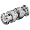 Adapter BNC Stecker - BNC Stecker mit Gold-Pin