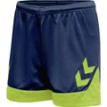 hummel Sporthose hmlLEAD Poly Shorts (Mesh-Stoff, ohne Seitentaschen) Kurz denimblau Damen, Größe: M
