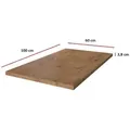 Küchen Preisbombe - Arbeitsplatte 100 Cm 38 Mm Küchenzeile Küchenblock Eiche Lancelot Küche Vigo