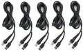 Lot 5 Honeywell CBL-500-300-S00 USB A 5V Host Stromkabel 9 ft Schwarz