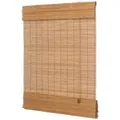 ventanara Raffrollo Bambus Raffrollo Bambusraffrollo Afrika Stil Holzrollo Seitenzugrollo braun 160 cm x 160 cm