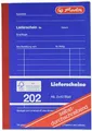 Herlitz Lieferscheinbuch 202, selbstdurchschreibend, A6, 2 x 40 Blatt