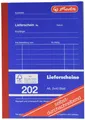 Herlitz Lieferscheinbuch 202, selbstdurchschreibend, A6, 2 x 40 Blatt 1 DIN A6