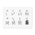 Weihnachtskarte lustig Postkarte Weihnachten Weihnachtskarten (Haus vom Nikolaus)