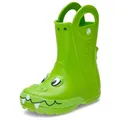 Crocs Unisex Kinder Handle It Duke Rain Boot T Stiefel, Crocs Green, 22/23 EU