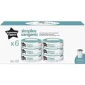 Tommee Tippee Nachfüllkassetten für Simplee Windelentsorgungssystem, 6-er Set, sich nur zur Verwendung in Simplee-Sangenic-Windeleimern 1 stück ...