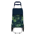 ADOB Einkaufstrolly Treppensteiger Einkaufswagen Tropische Blätter 50Liter 91902