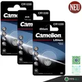 1er Blister Camelion CR1220 Knopfzellen Uhrenbatterien 1 - 10 Stück