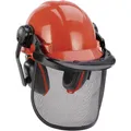 Einhell BG-SH 1 4500480 Forstschutzhelm EN 1731, EN 397   Orange, Schwarz