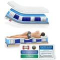Taschenfederkernmatratze KÖLN, mit 7 ergonomische Liegezonen im Federkern, BELASTBAR BIS 160 KG, Matratzen Perfekt, 20 cm hoch, (90x200 cm 140x200 cm & alle Größen, ORTHOPÄDISCHE KÖRPERANPASSUNG), Zertifizierte Qualität, 30 Tage Probeschlafen weiß 80 cm x 200 cm x 20 cm