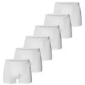 Bread and Boxers Boxer Briefs 6P Weiß Ökologische Baumwolle Medium Herren