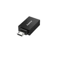 Hama - 300084 USB-OTG-Adapter, Micro-USB-Stecker - USB-Buchse, USB 2.0, 480 Mbit