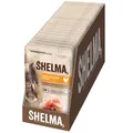Shelma Katzen-Nassfutter Huhn Sauce Tomaten Kräuter getreidefrei 28x85g