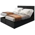 Trada Boxspringbett, Schwarz, Textil, H3, Rechteckig, 140x200 cm, Schlafzimmer, Betten, Boxspringbetten