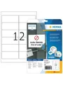 HERMA Ablösbare Adressetiketten A4, 99,1 x 42,3 mm, weiß