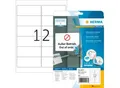 Etiketten HERMA 10017, 99,1 x 42,3 mm, 300 Stück, auf DIN A4, selbstklebend, stark haftend, Papier, mattweiß