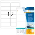 HERMA 10017 Repositionierbare Adressetiketten A4 99,1x42,3mm 25 Blatt weiß