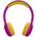 Tiger Media tigerbuddies On Ear Kopfhörer Bluetooth®, kabelgebunden Stereo Crazy Pink Lautstärkebegrenzung, Lautstärkeregelung, Faltbar Kinder