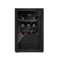 Caso BBQ Cooler S-L Black, Kühlschrank 63L, Türanschlag links, Temperatur -1-10°C, für Innen- und Außenbereich, IPX4/Spritzwasserschutz, Einbau geeignet, UV Sicherheistglas, abschließbar