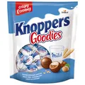 Knoppers Goodies Knusper Minis – 1 x 180g – knusprige Waffelkugeln gefüllt mit Haselnussstücken, Milch- und Nougatcreme, umhüllt von Schokolade