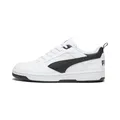 PUMA Rebound V6 Low Unisex Sneaker , Puma White Puma Black Puma Black, 45 EU