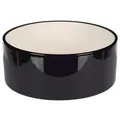 Flamingo Futternapf Futter- und Trinknapf Rocky rund schwarz/weiß schwarz 1700 ml