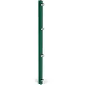 Zaunpfosten ALBERTS "60x40 mm für Doppelstabmattenzaun", grün, B:6cm H:127,5cm T:4cm, Stahl, Zaunpfosten, 127,5 cm, zur Befestigung mit Einschlag-Bodenhülse oder Pfostenträger