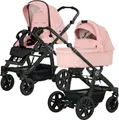 Hartan Kombikinderwagen Racer GTS Set inkl. Babywanne trend peach blossom