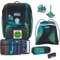 Scout Schulranzen Movie Star Genius Set 5-teilig Blue Pixel blau - Blau