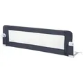 COSTWAY Bettschutzgitter Bettgitter, Babybettgitter, 150 x 42 cm grau 40 cm x 42 cm x 150 cm