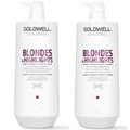Goldwell Dualsenses Blondes & Highlights Shampoo 1000ml + Conditioner 1000ml Duo