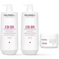 Goldwell Dualsenses Color Brilliance Shampoo+Conditioner (je 1L) + 200ml Maske