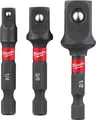 Milwaukee Steckschlüsseleinsatz Adapter 3.Set (1/4 + 3/8 + 1/2) (4932479228)