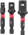 Milwaukee Accessoires doppen adapter shockwave set-3pc - 49324792